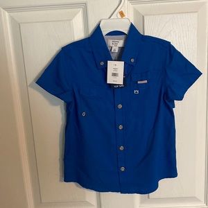 NWT boys crown and Ivy fishing shirt